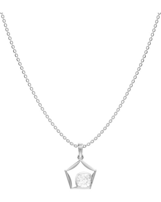 Lab Grown Diamonds Metallic 1.50 Ct. Tw. Lab-Grown Diamond Necklace