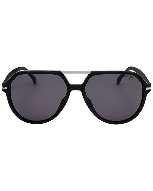 Carrera Black 58Mm Sunglasses for men