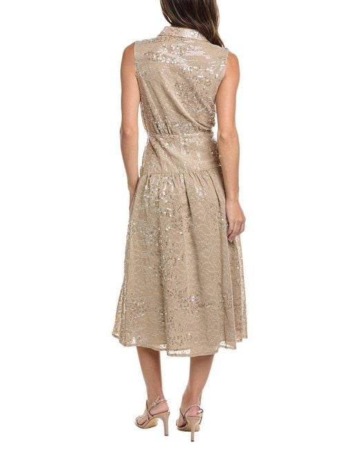 Kenneth Cole Natural Midi Shirtdress