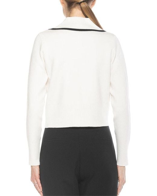 Alexia Admor White Mari Sweater Jacket