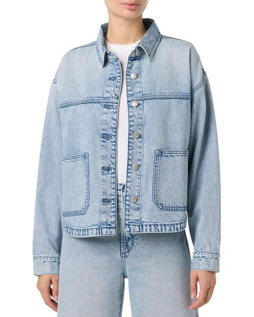 Joe's Jeans Blue Oversized Denim Jacket
