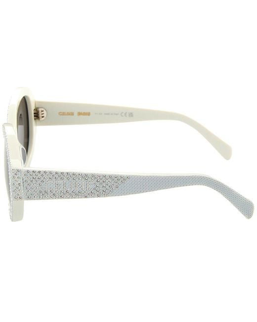 Céline Gray Cl4240Is 53Mm Sunglasses
