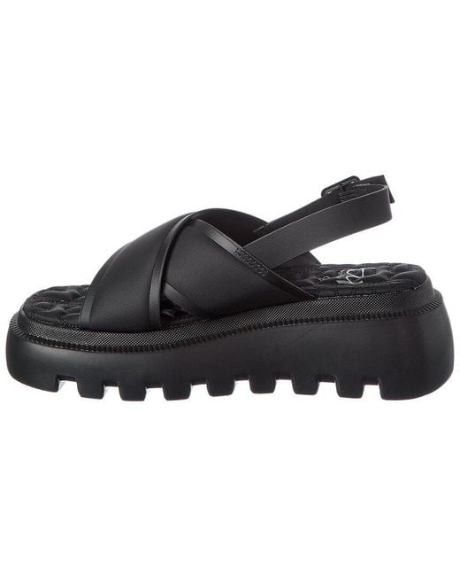 Byblos Black Platform Sandal