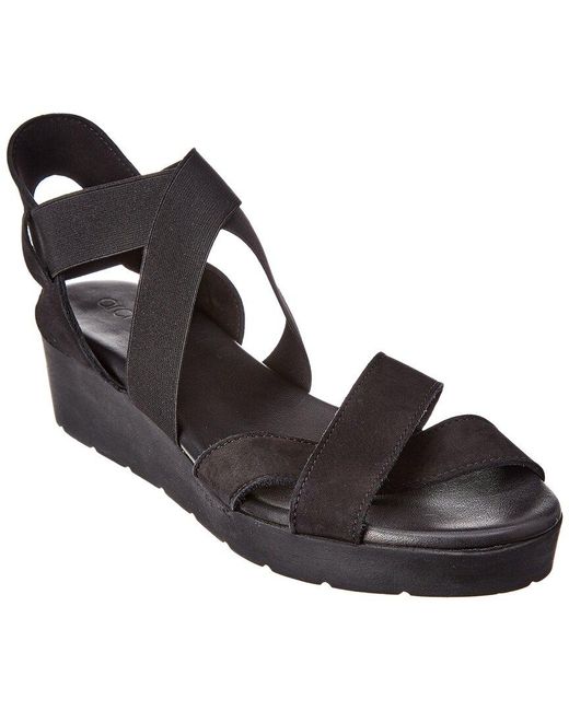 Arche Black Malyak Leather Sandal