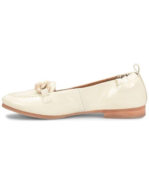 Söfft White Sofft Kadyn Leather Flat