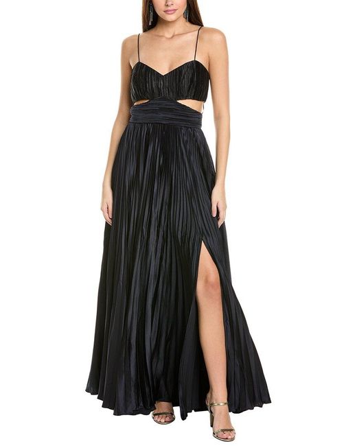 AMUR Black Elodie Gown
