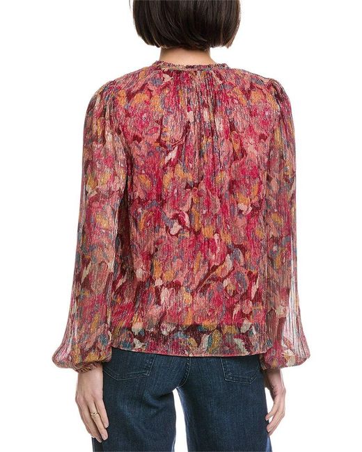 Ramy Brook Red Jenia Top