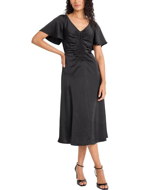 Maggy London Black Midi Dress