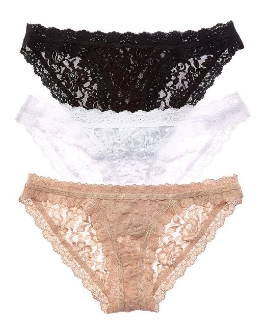 Hanky Panky Brown Set Of 3 Brazilian Bikini