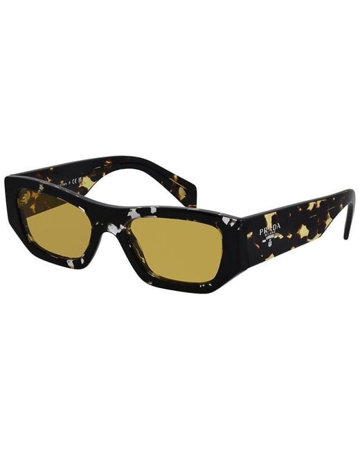 Prada Black Pra01S 53Mm Sunglasses