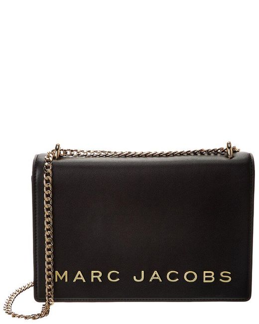Marc Jacobs Black Double Take Leather Shoulder Bag