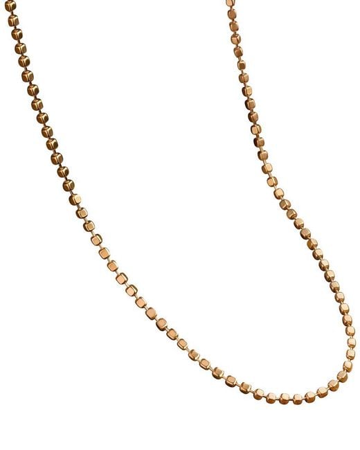 Karma and Luck Metallic Plated Chain Necklace