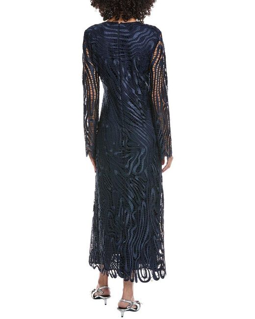 Jonathan Simkhai Blue Vanina Midi Dress