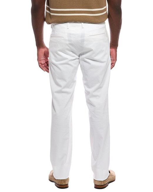 Canali White Sport Pant for men