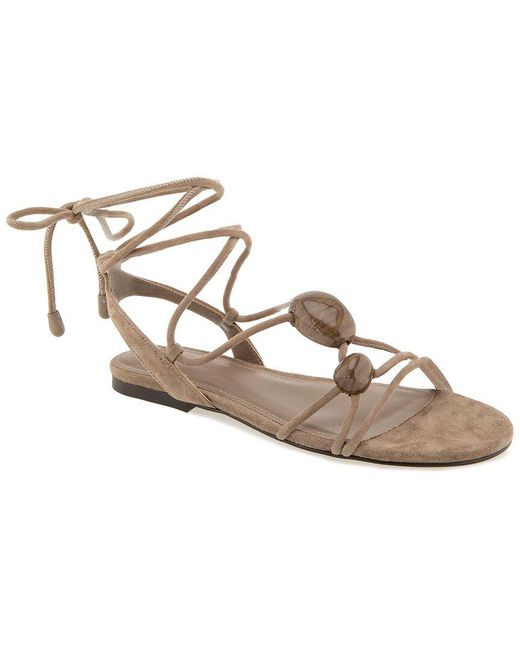 Rebecca Minkoff Metallic Anaya Suede Sandal