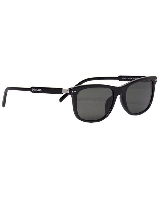 Prada Black Pr18ys 54mm Polarized Sunglasses for men