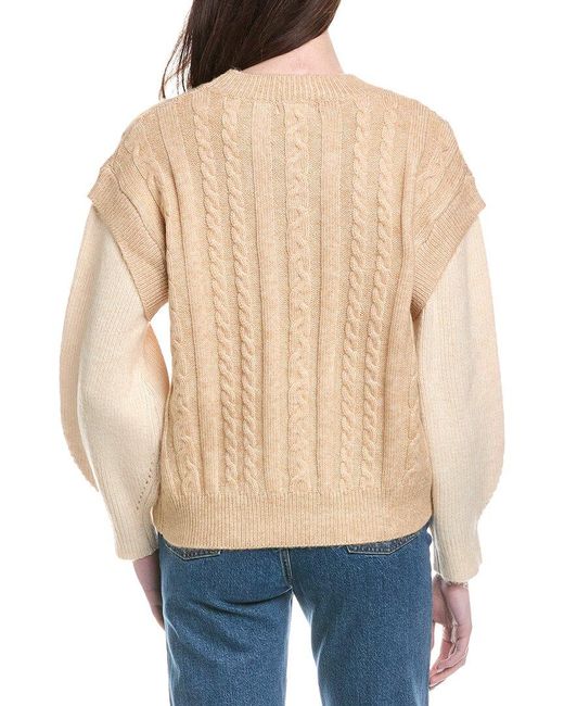 Line & Dot Blue Mylos Sweater