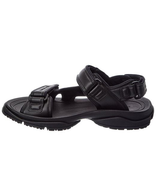 Balenciaga Black Tourist Sandal for men