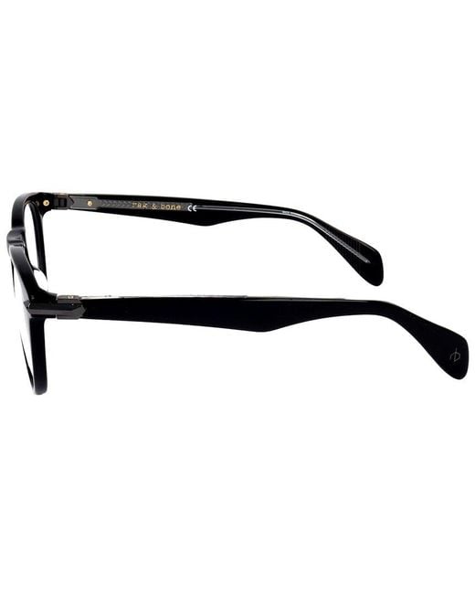 Rag & Bone Black Rnb7003 51Mm Optical Frames