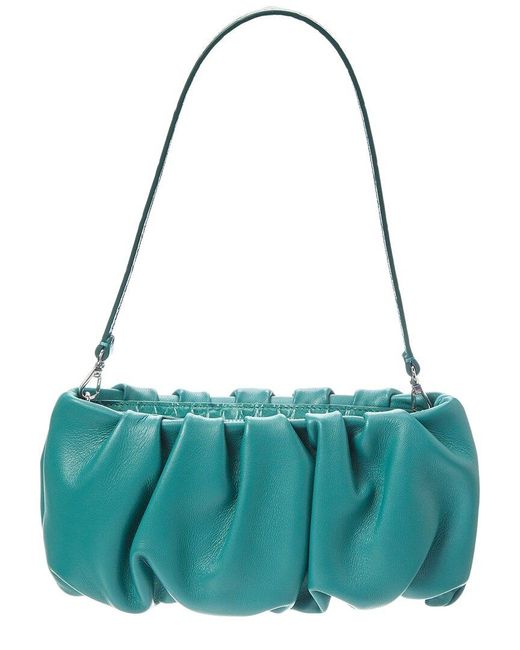 Staud Green Bean Lambskin Convertible Bag