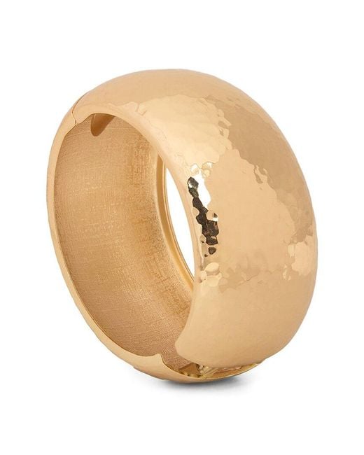 Saachi Natural Hammered Cuff Bracelet