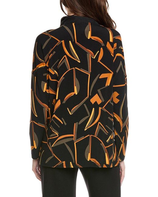 Joseph Ribkoff Black Printed Blouse