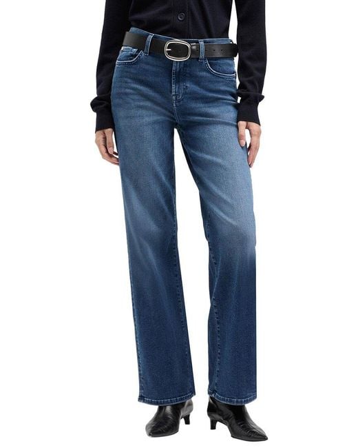 7 For All Mankind Blue Alexa Warrenton Straight Leg Jean