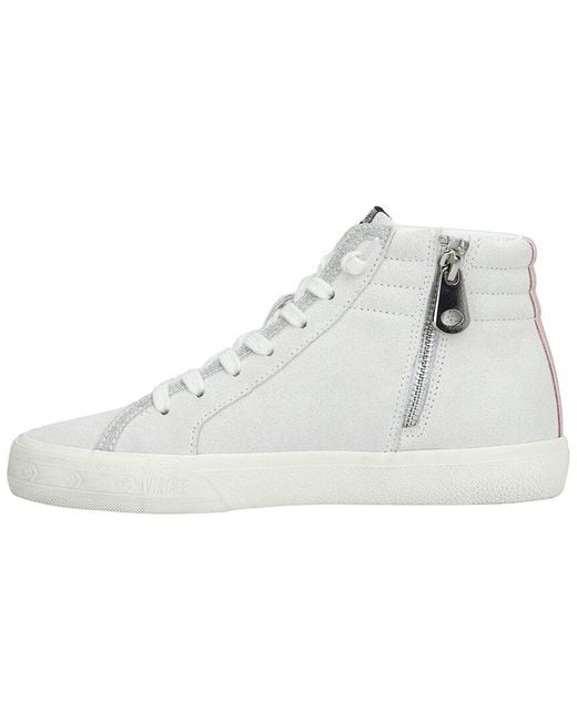 Vintage Havana White Gadol High 16 Suede Sneaker