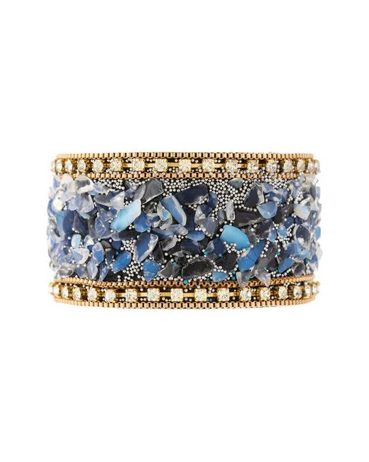 Saachi Blue Beaded Bracelet