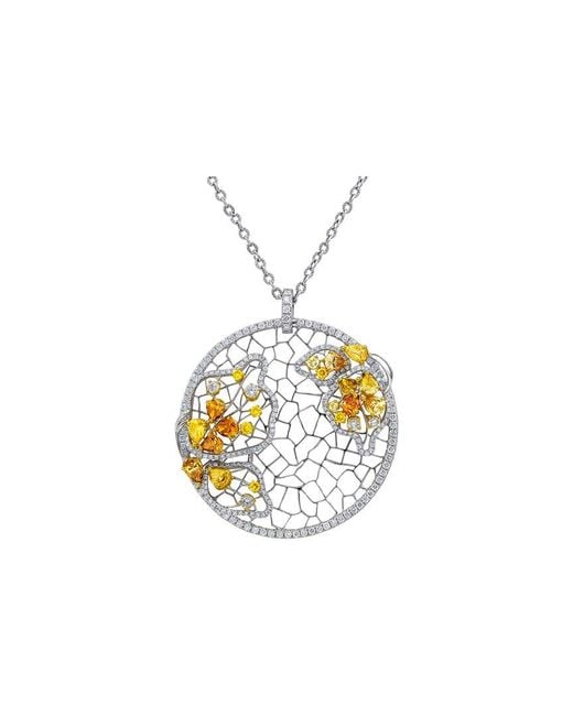 Diana M Metallic Fine Jewelry 18k 5.59 Ct. Tw. Diamond Necklace
