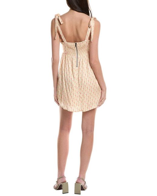 Saltwater Luxe Natural Tank Mini Dress