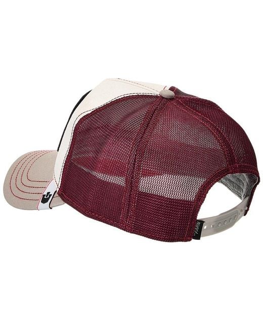 Goorin Bros Pink Mv Howler Trucker Hat for men