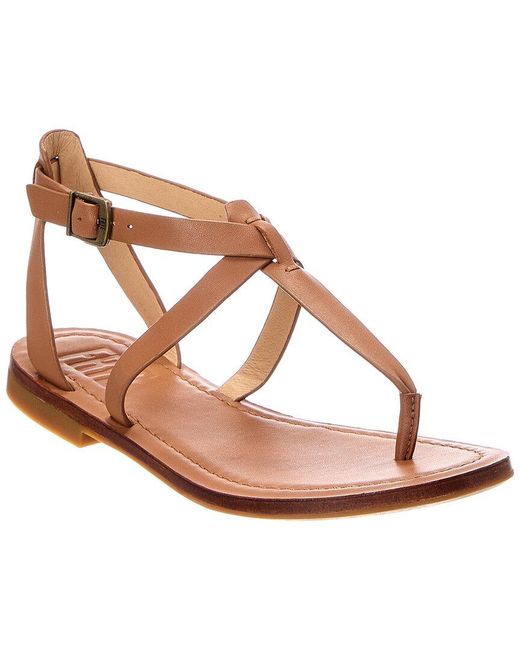 Frye Pink Taylor Leather Sandal