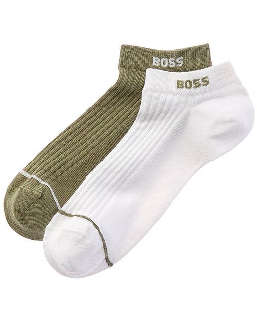 Boss White Boss Set Of 2 Sock for men