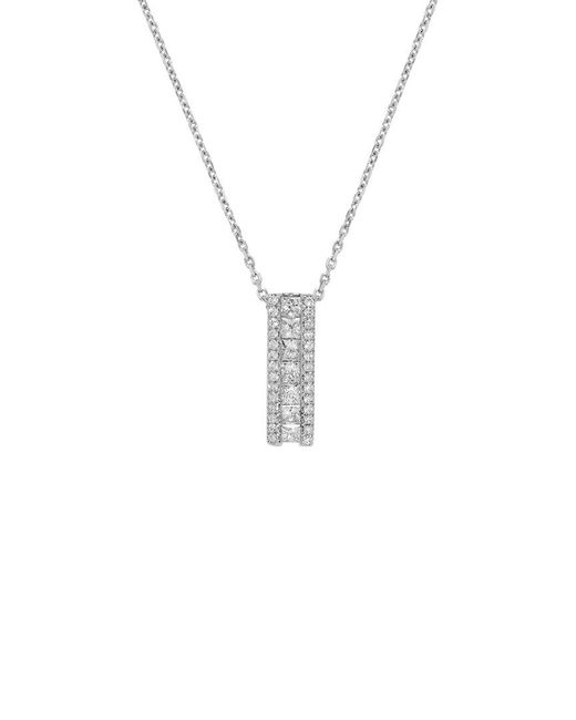H.J. Namdar White 14K 0.54 Ct. Tw. Diamond Pave Necklace