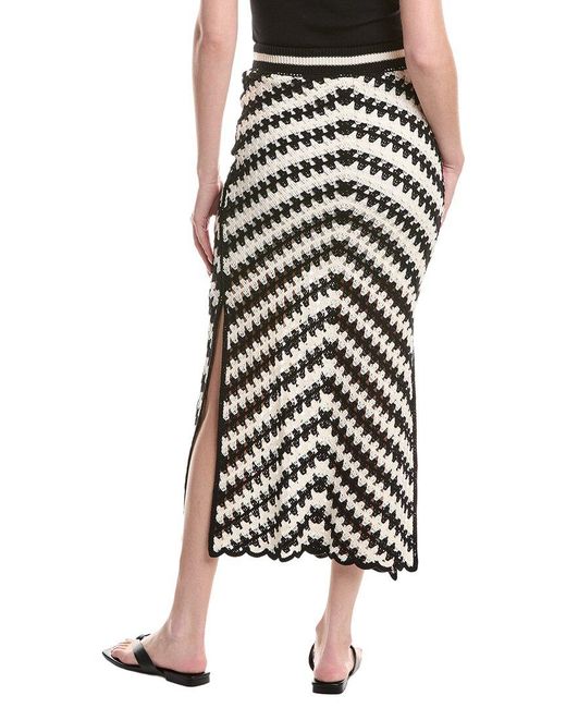 Saltwater Luxe Black Sweater Midi Dress