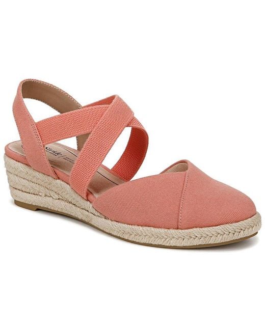 LifeStride Pink Kimball Espadrille