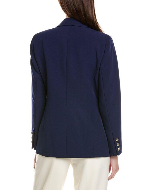 Anne Klein Blue Double Breasted Jacket