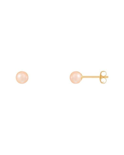 Splendid Multicolor 14k 4-5mm Pearl Earrings