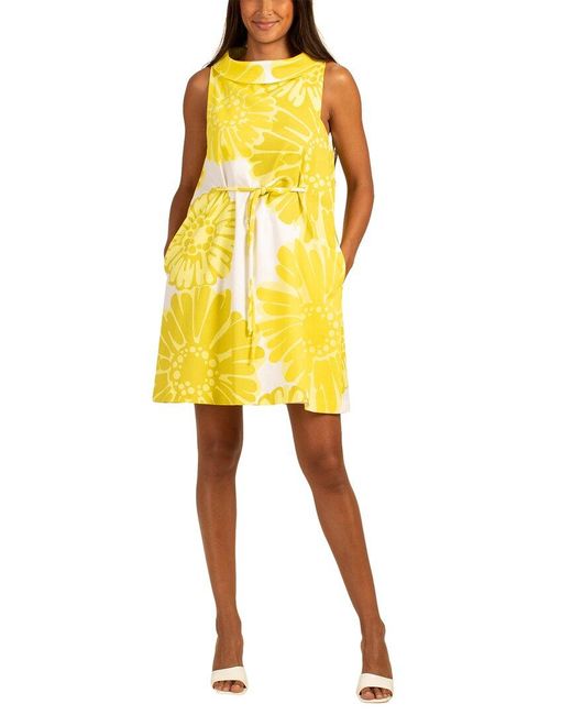 Trina Turk Yellow Thoreau Dress