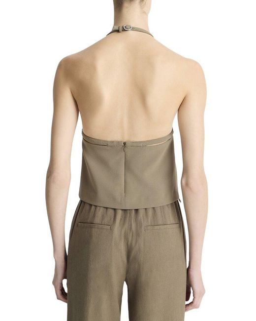 Vince Green Apron Halter Top