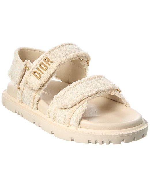 Dior Natural Act Canvas Sandal
