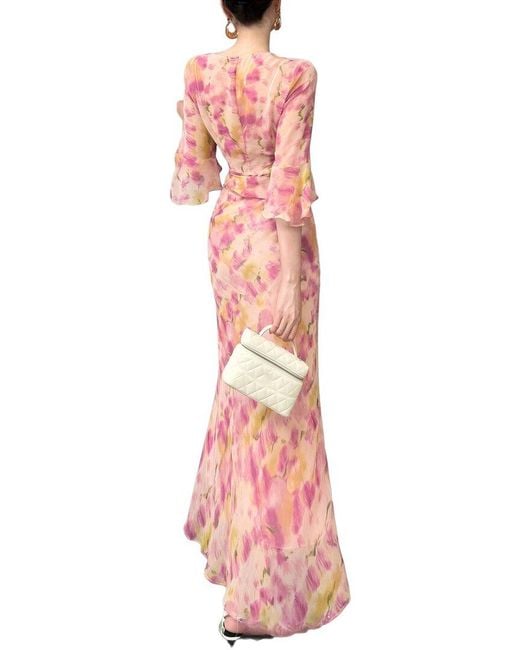 BURRYCO Pink Maxi Dress