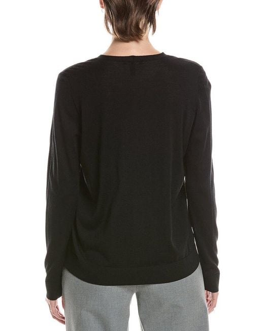 Eileen Fisher Black Wool Cardigan
