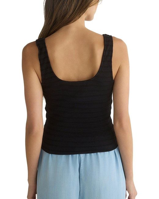Bella Dahl Black Tank Henley