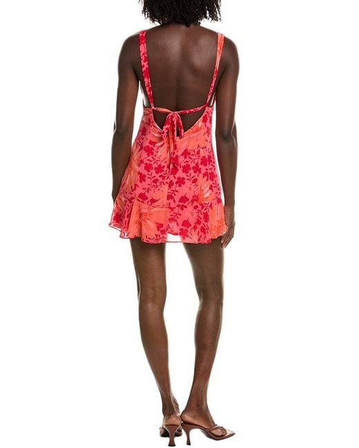 Free People Red Heat Of The Moment Sleeveless Top