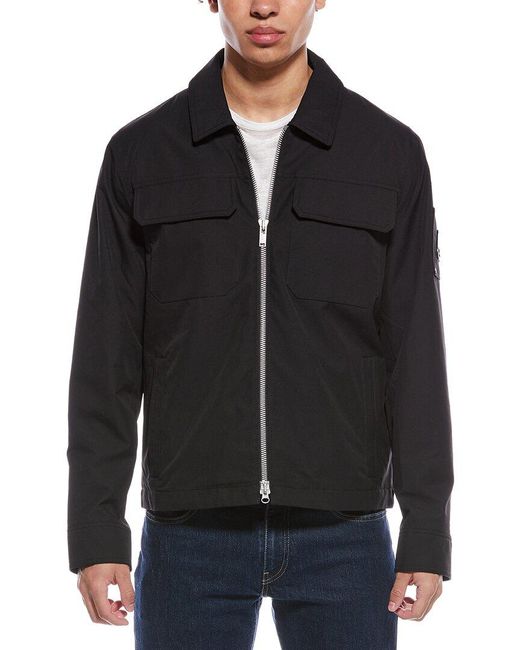 Moose Knuckles Black Jacques Shirt Jacket for men