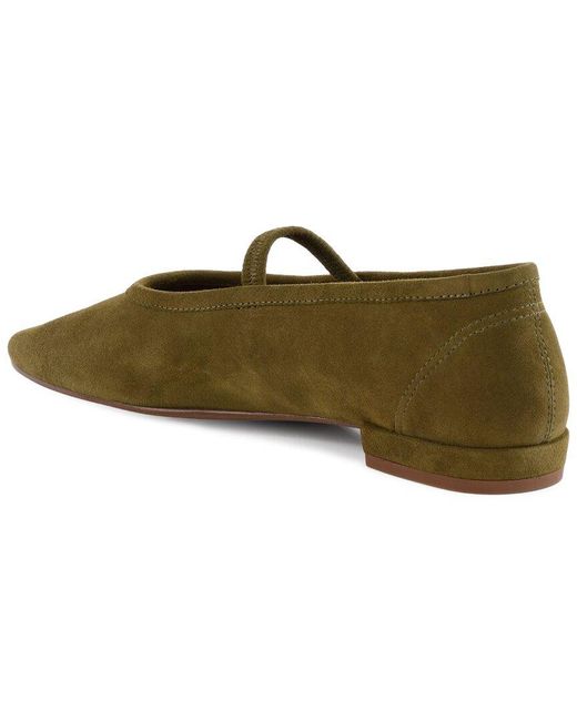 Seychelles Green Maryjane Suede Flat