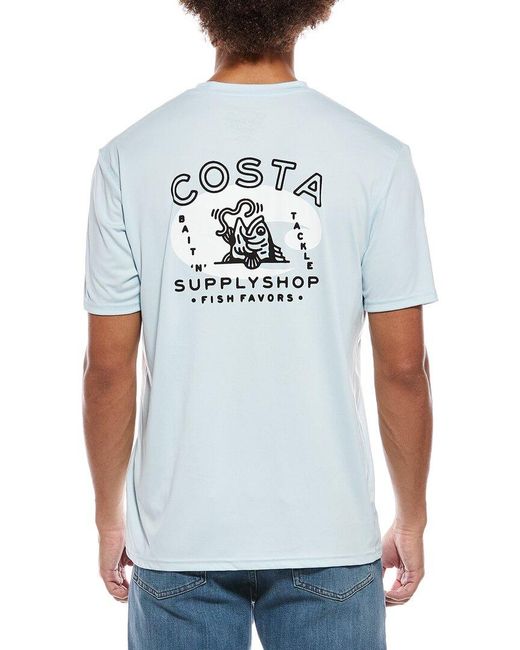 COSTA APPAREL White Tech Supply Shop Shirt for men