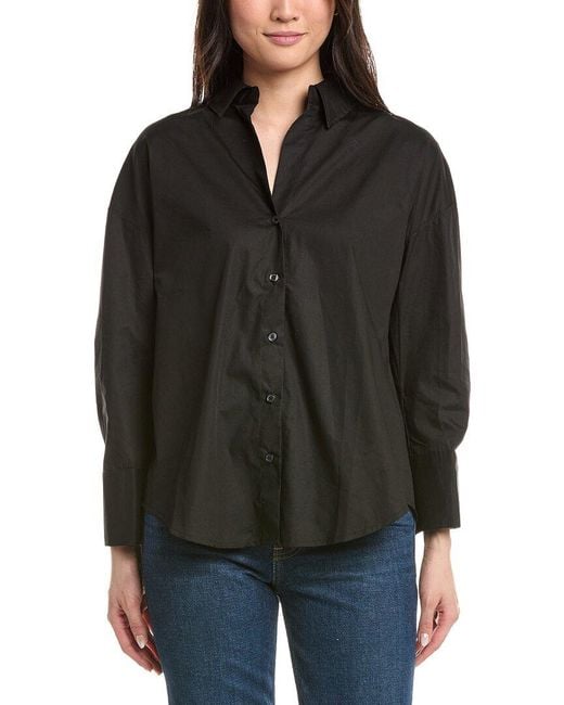 ANNA KAY Black Grace Shiny Top
